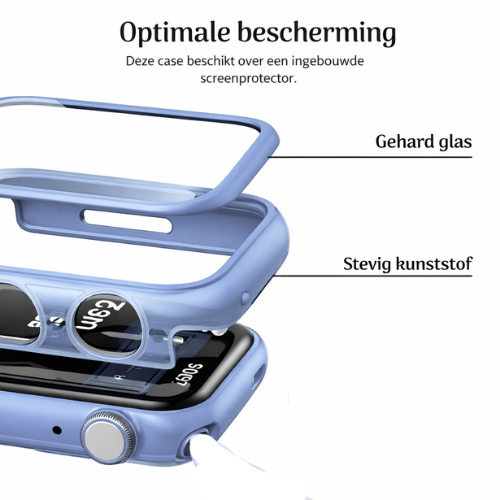 Apple watch hoesje - Watch 10 & 11 - Pastelblauw
