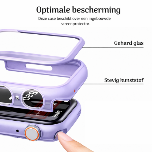 Apple watch hoesje - Watch 10 & 11 - Paars