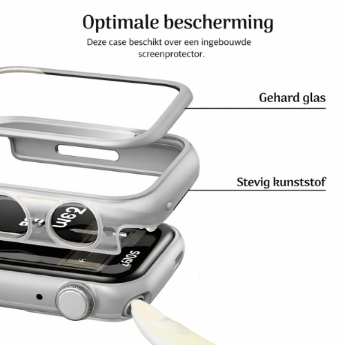 Apple watch hoesje - Watch 10 & 11 - Zilver