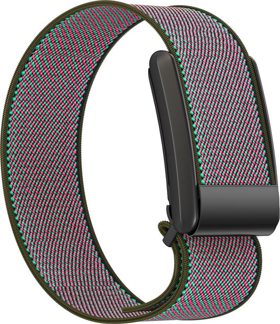 Whoop 3.0/4.0 bandje - Nylon - Grijs/blauw