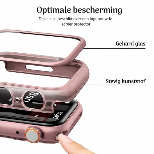 Apple watch hoesje - Watch 10 & 11 - Rosegoud