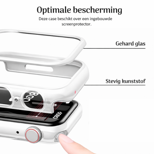 Apple watch hoesje - Watch 10 & 11 - Wit