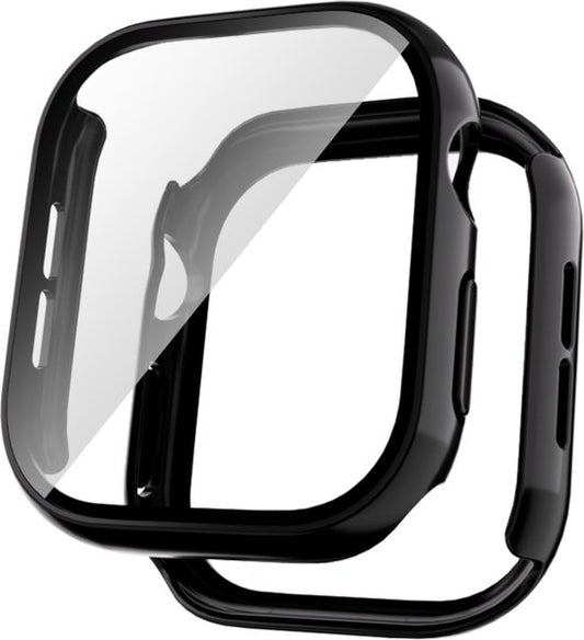 Apple watch hoesje - Watch 10 & 11 - Mat - Zwart