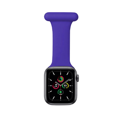 Verpleegkundige bandje - Hangend - Siliconen - Paars